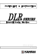 kansai DLR Series Parts List, Instructions