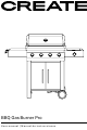 Create BBQ Gas Burner Pro User Manual