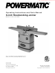 Powermatic 54A Operating Instructions And Parts Manual