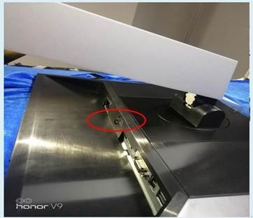 Remove the HINGE ASS'Y