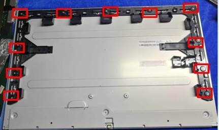 Remove the middle frame