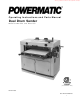 Powermatic DDS-225 Operating Instructions And Parts Manual