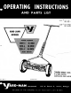 Yard-Man 1000-4 Operating Instructions And Parts List