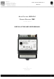 ADEO CONTROL SGD-C4-1 Installation And User Manual