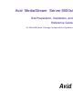 Avid Technology MediaStream Server 8000si Site Preparation And Installation Manual