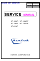 Kortek KT-1982F Service Manual