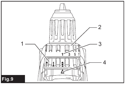 Adjusting the fastening torque