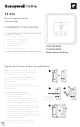 Honeywell Home TH1110D2009 Installation Instructions Manual