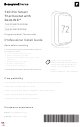Honeywell Home THX321WFS2001W Professional Install Manual