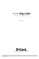 D-Link DFL-1000 Manual