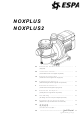 Espa NOXPLUS2 Instruction Manual