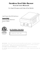 Coyote GT2SBLP Use & Care Manual