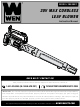 Wen 20809BT Instruction Manual