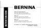 Bernina 730 Instruction Book