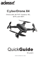 Adesso CyberDrone X4 Quick Manual