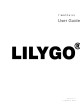 LILYGO T-WATCH-V3 User Manual