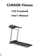 CURSOR FITNESS C70 User Manual