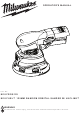 Milwaukee M18 FUEL FROS125 Operator's Manual