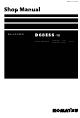 Komatsu D68ESS-12 Shop Manual
