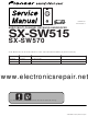 Pioneer SX-SW515 Service Manual