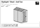 Palram Skylight Shed - 4x6 Tan Manual