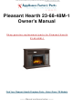 pleasant hearth Espresso 23-68-48M-1 Manual