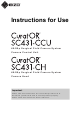 Eizo CuratOR SC431-CCU Instructions For Use Manual