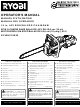 Ryobi RY40HPCW02 Operator's Manual