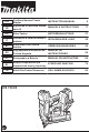 Makita DST630Z Instruction Manual