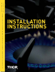 Thor Kitchen TRF3628FFD Installation Instructions Manual