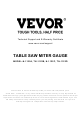 VEVOR N-1122A Instruction Manual