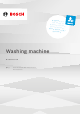 Bosch WGG244FCGB/30 User Manual And Installation Instructions