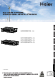 Haier AD90S2SM3FA(H) Operation Manual And Installation Manual