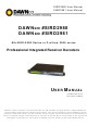 Dawnco IRD-2900 Series User Manual