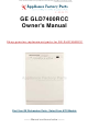 GE GLD7400RCC Installation Instructions Manual