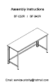 Shintenchi BF-032R Assembly Instructions Manual