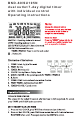 BN-Link BND-60 Operating Instructions