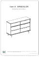 Walker Edison BR6DSLDR Assembly Instructions Manual