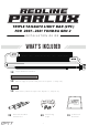 Redline PARLUX FBA-TAILGATE-PARLUX-TRIPLE-60-RED-TUNDRA Installation Manual