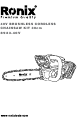Ronix 8923-40V User Manual