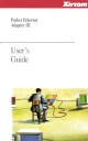 Xircom POCKET ETHERNET ADAPTER III User Manual