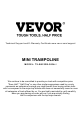 VEVOR TX-B6232B-36IN+I Manual