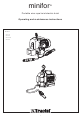 Tractel Minifor TR 10 Operating And Maintenance Instructions Manual