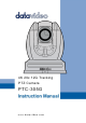 Datavideo PTC-305G Instruction Manual