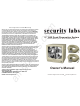 Security Labs SLM422 Owner's Manual