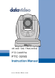 Datavideo PTC-325G Instruction Manual