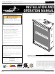 Napoleon Continental Fireplaces CB30NTR-1 Installation And Operation Manual