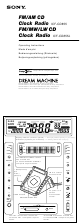 Sony DREAM MACHINE ICF-CD855 Operating Instructions Manual