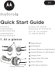 Motorola SH010 Quick Start Manual