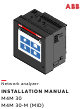 ABB M4M 30-M Installation Manual